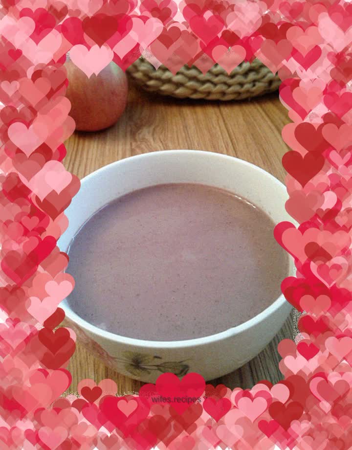 Peanut black rice sesame paste