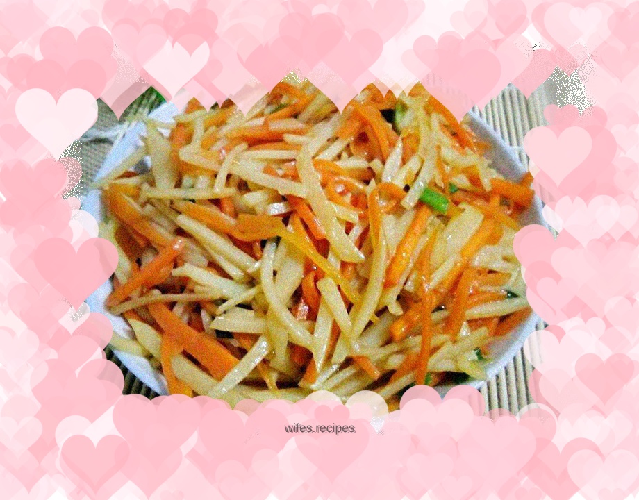 Vinegar potato shreds