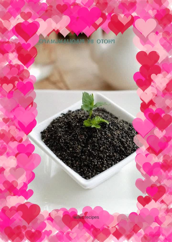 A must-have with meals---black sesame salt