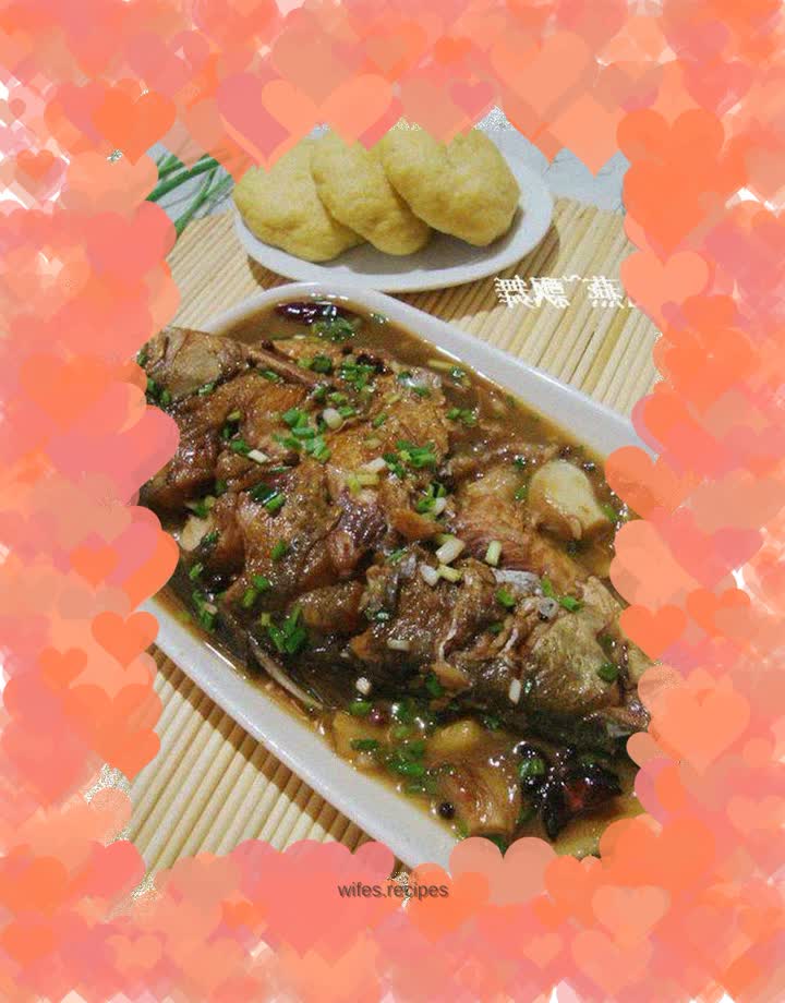 Hubei famous dish--------------[Braised Wuchang fish]