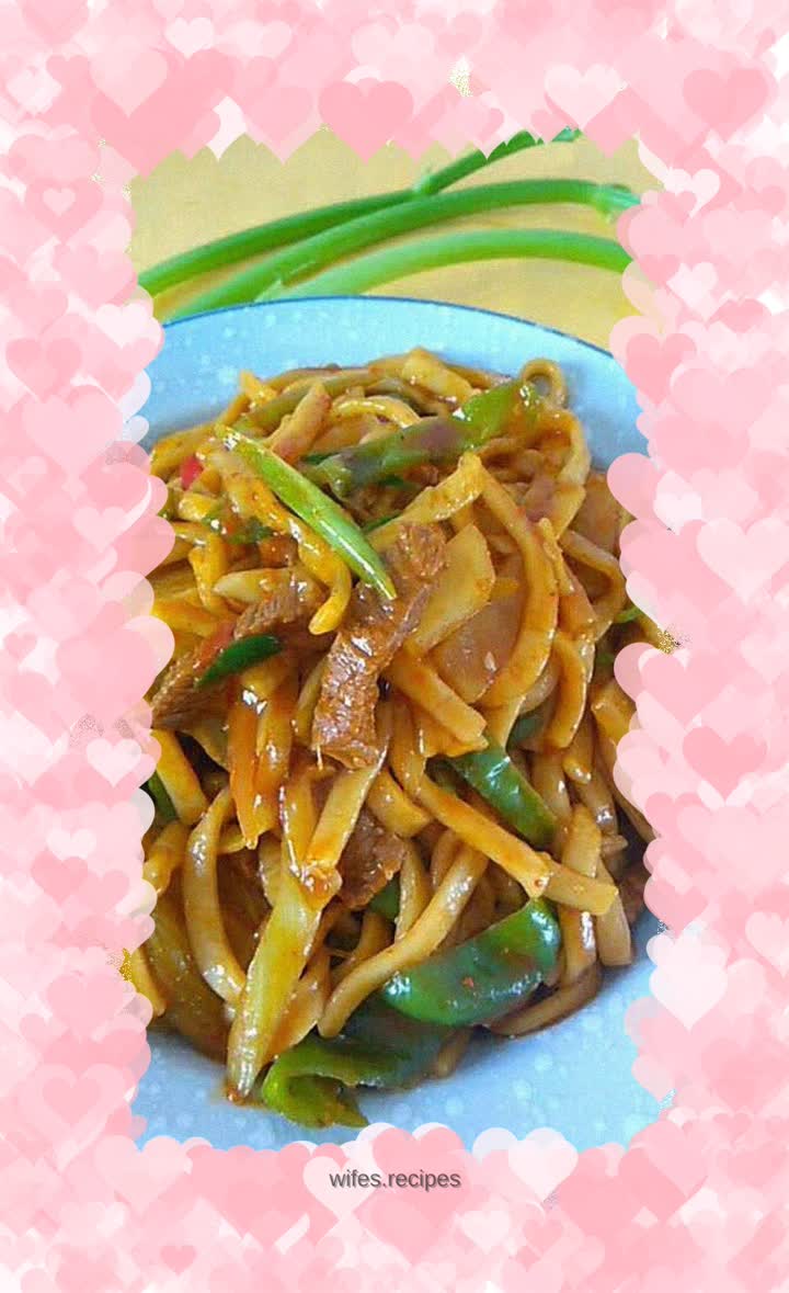 Beef fried noodles