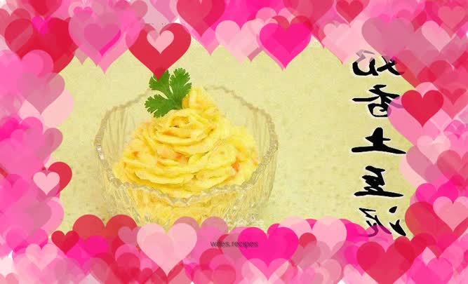 A milky mashed potato that babies love so much