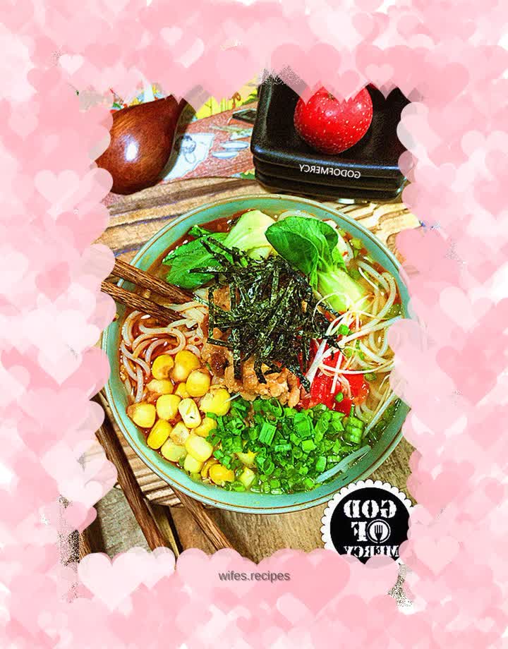 The most heart-warming bowl of beef bone soup & beef miso noodles