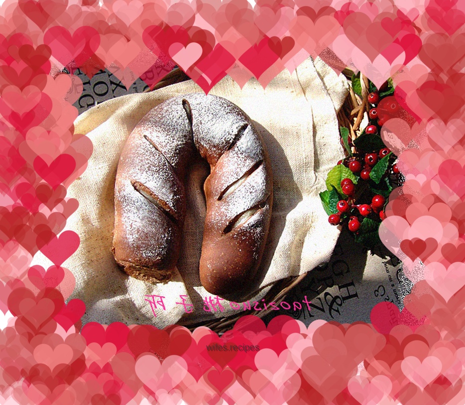 Mochi filled cocoa soft European buns