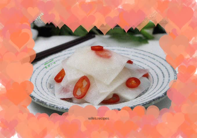 Sweet and sour radish