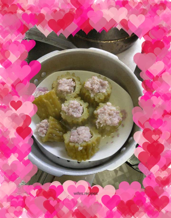 Bitter Melon Steamed Pork