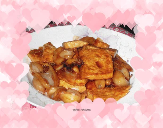 Grilled Tofu with Cuttlefish