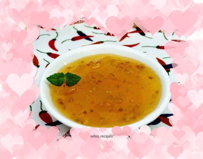 Yellow persimmon jam