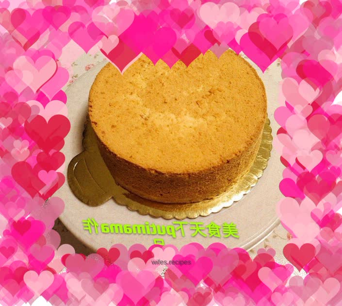 Eight-inch chiffon cake