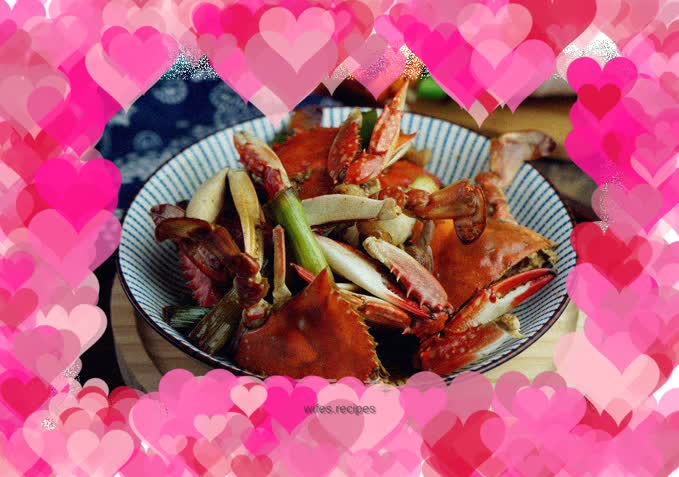 Grilled swimming crab