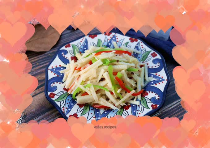Stir-fried lotus root