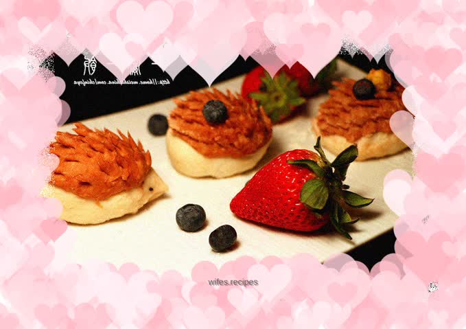 Good memories about childhood - little hedgehog steamed buns