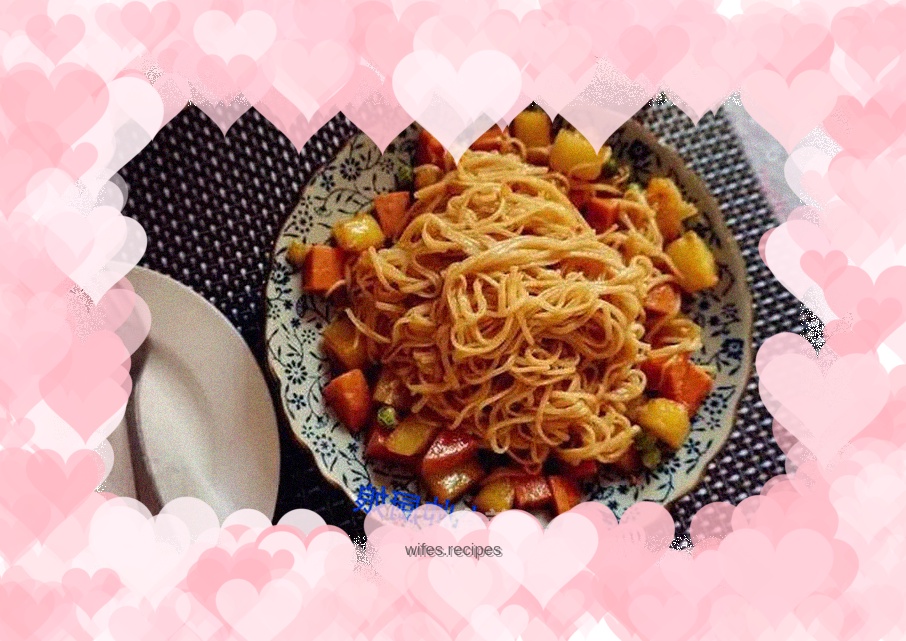 Potato braised noodles