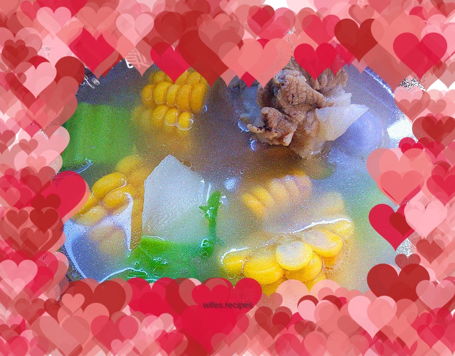 Vegetable, Corn and Bone Soup