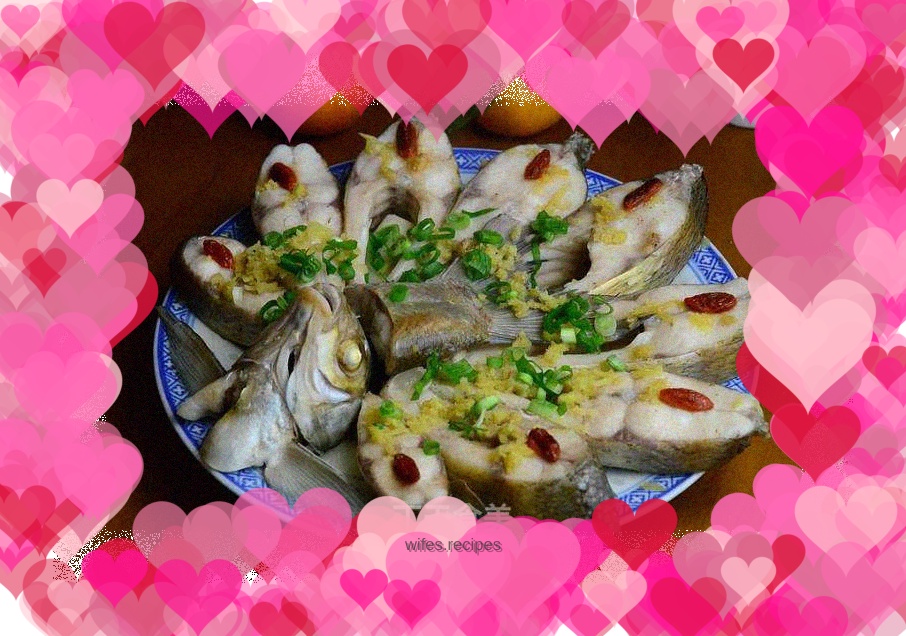 Steamed Wuchang fish with yam