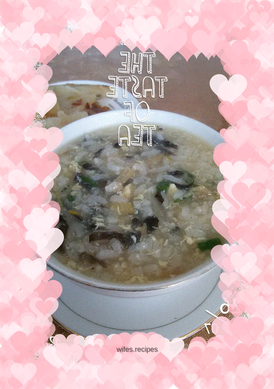 Shredded pork and smooth egg porridge