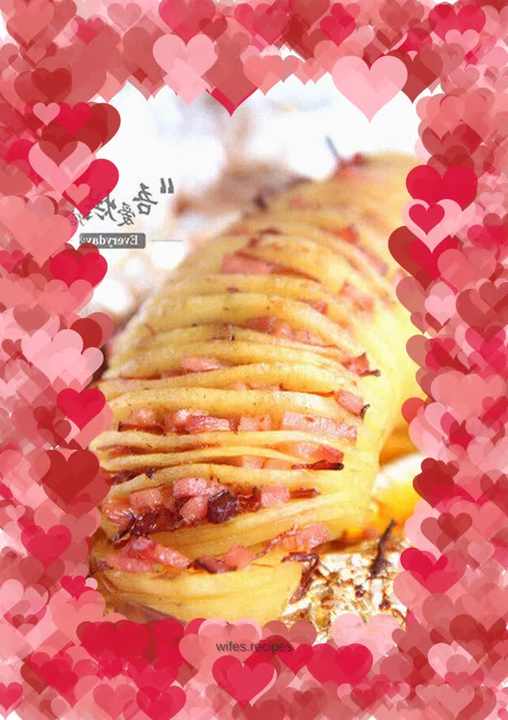 Bacon Baked Potatoes with XO Sauce