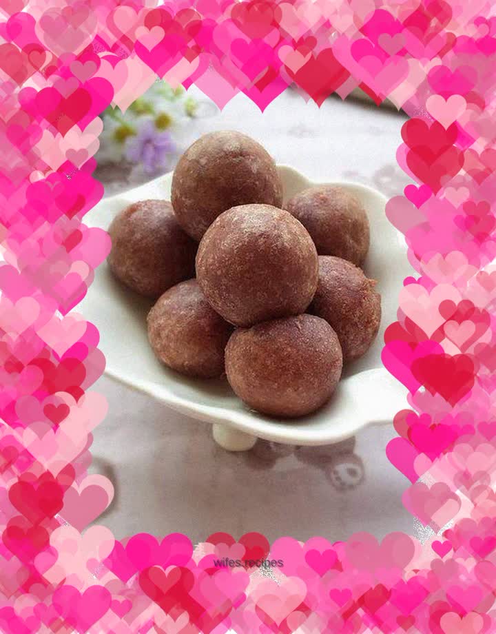 Purple sweet potato balls