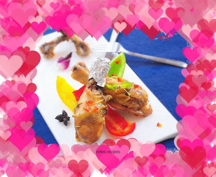 Delicious salt baked chicken