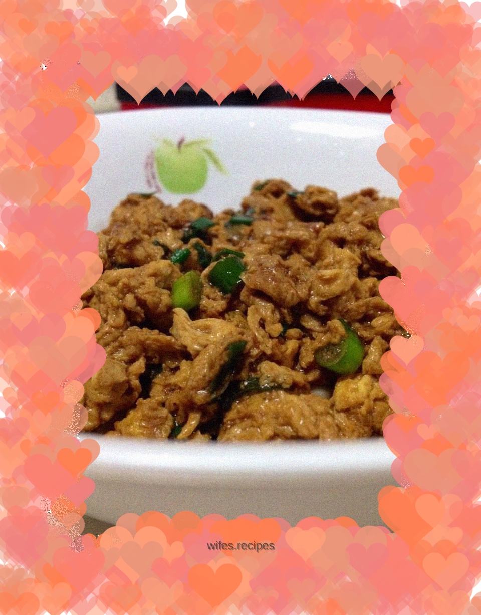 Simple Egg Fried Sauce