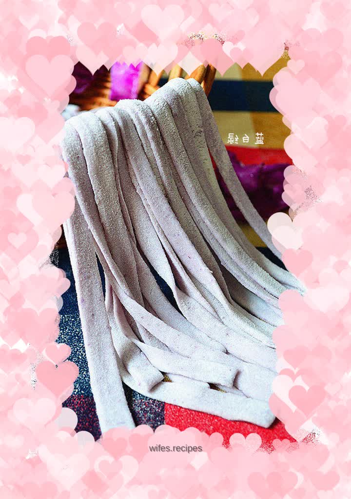 Vegetable hand-made noodles