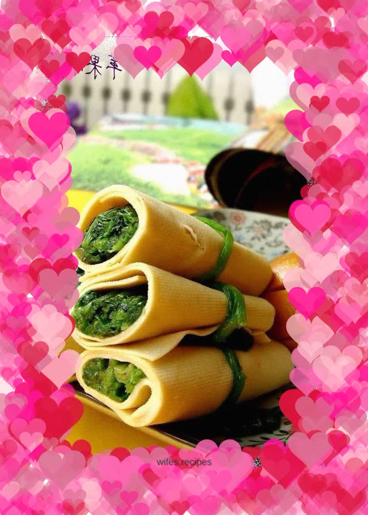Thousand spinach rolls