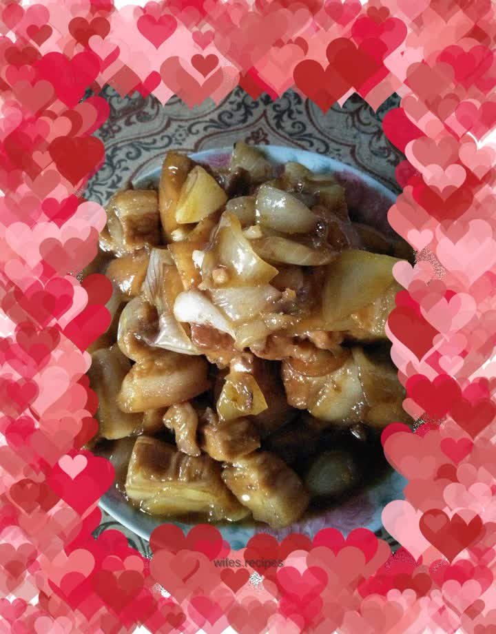 Braised pork with local honey