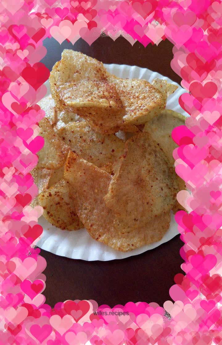 Spicy potato chips