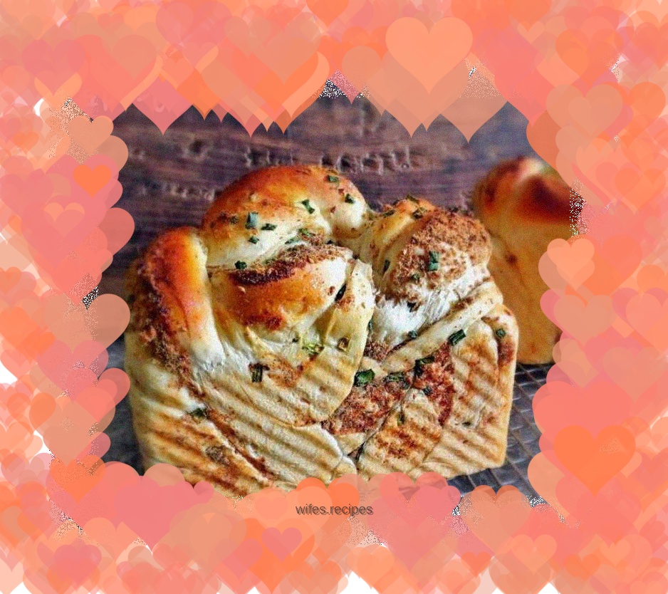 Chives and Pork Floss Toast