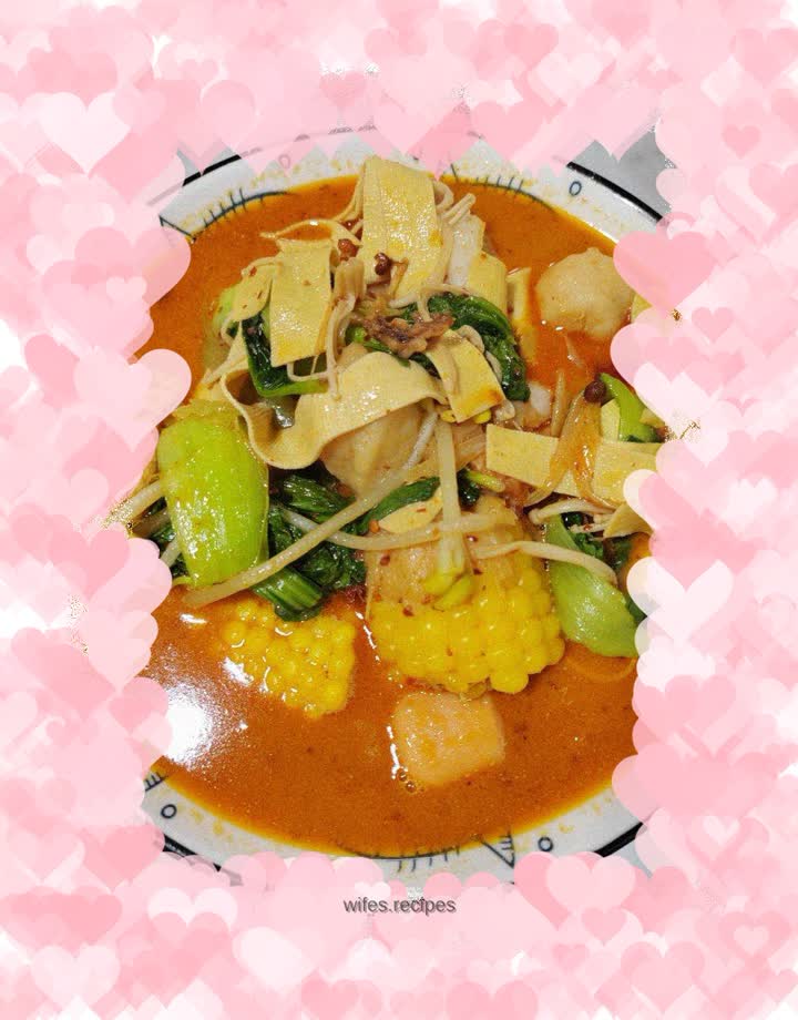 Tomato flavor spicy hotpot