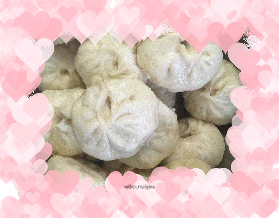 Homemade steamed buns