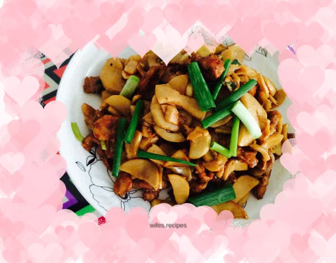 Stir-fried Pork with King Oyster Mushroom