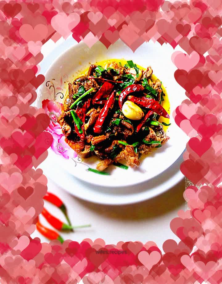 Stir-fried eel sections (sections) with leeks