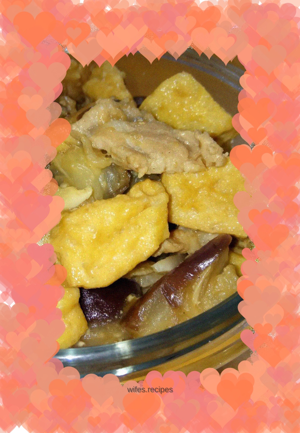 Grilled eggplant with fried tofu