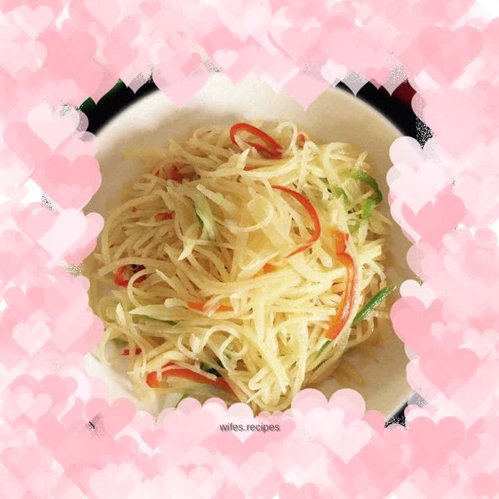 Vinegar potato shreds