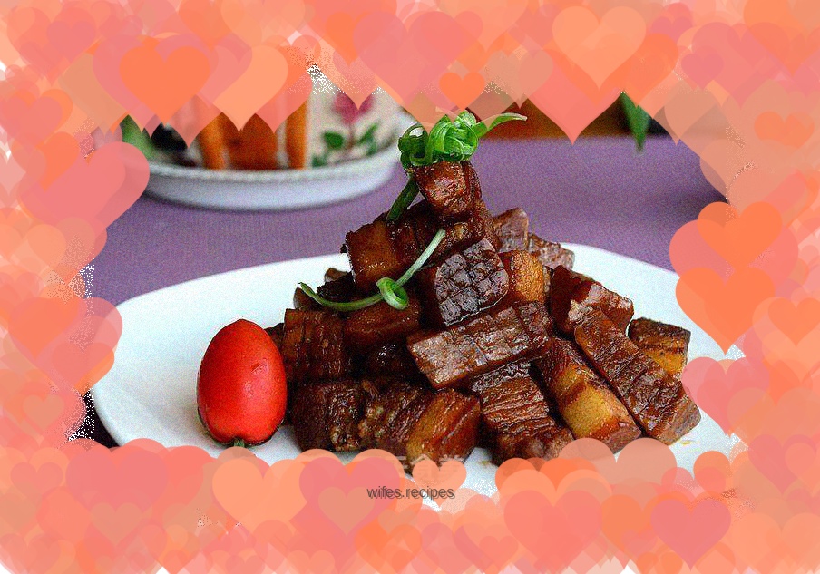 Braised Pork with King Oyster Mushroom