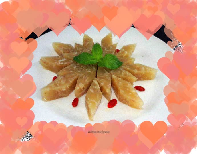 Sheep soup skin jelly