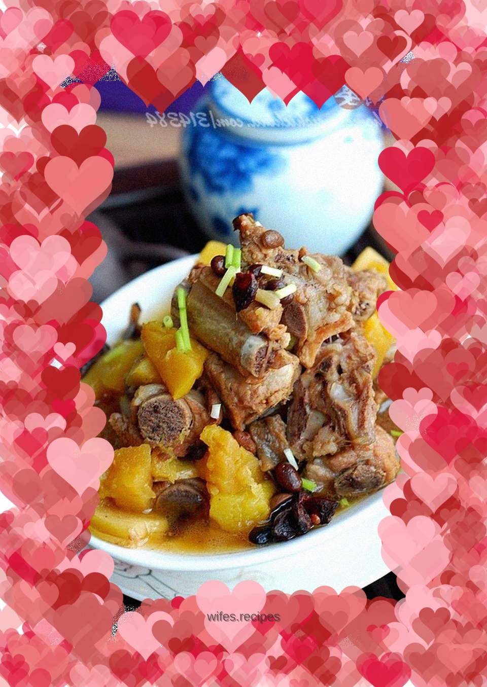 Steamed Pork Ribs with Pumpkin in Black Bean Sauce