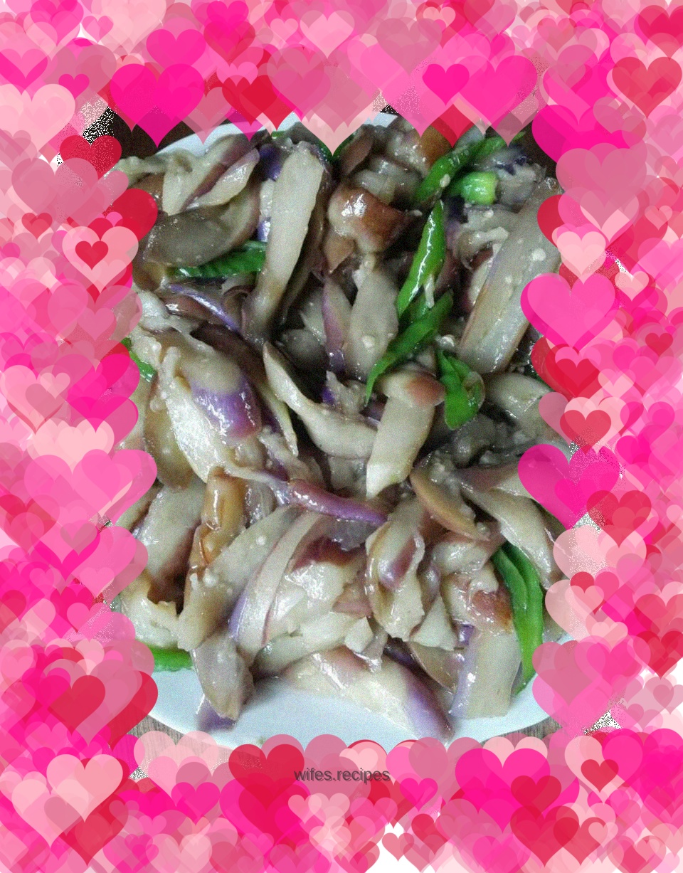 Quick fried eggplant