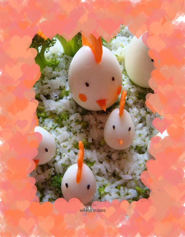 Chicken’s Family (Cute version of fried rice)