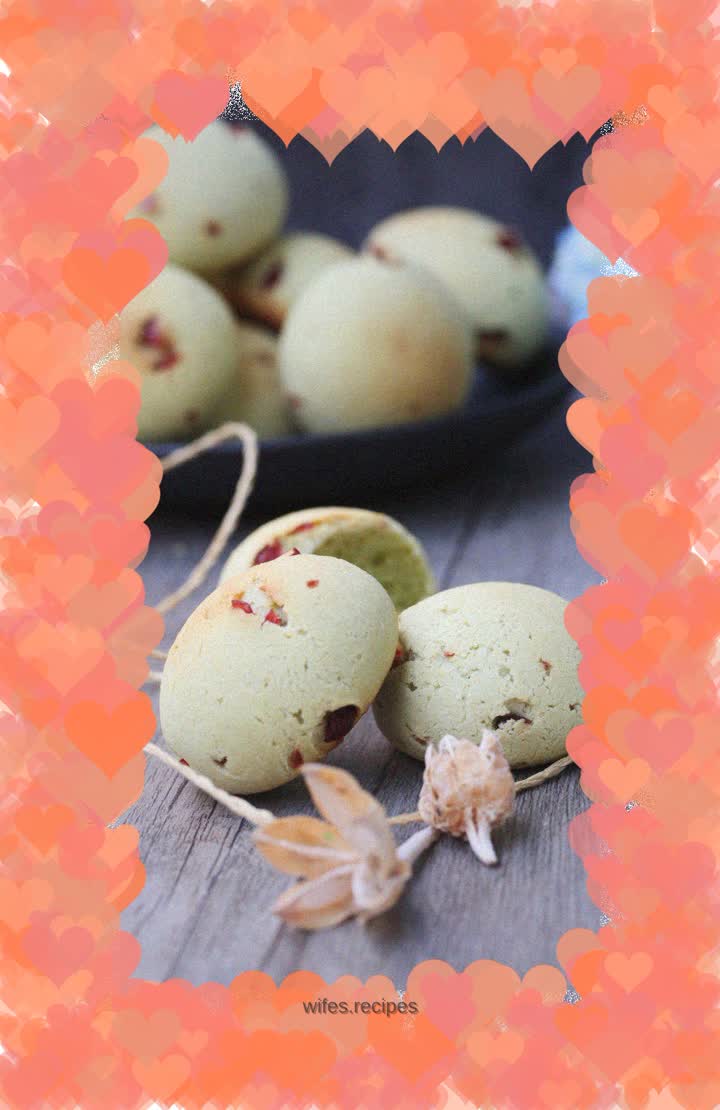 Matcha Cranberry Mochi Bread