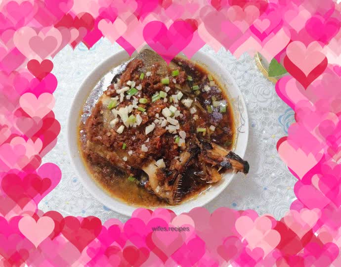 Steamed opium fish head