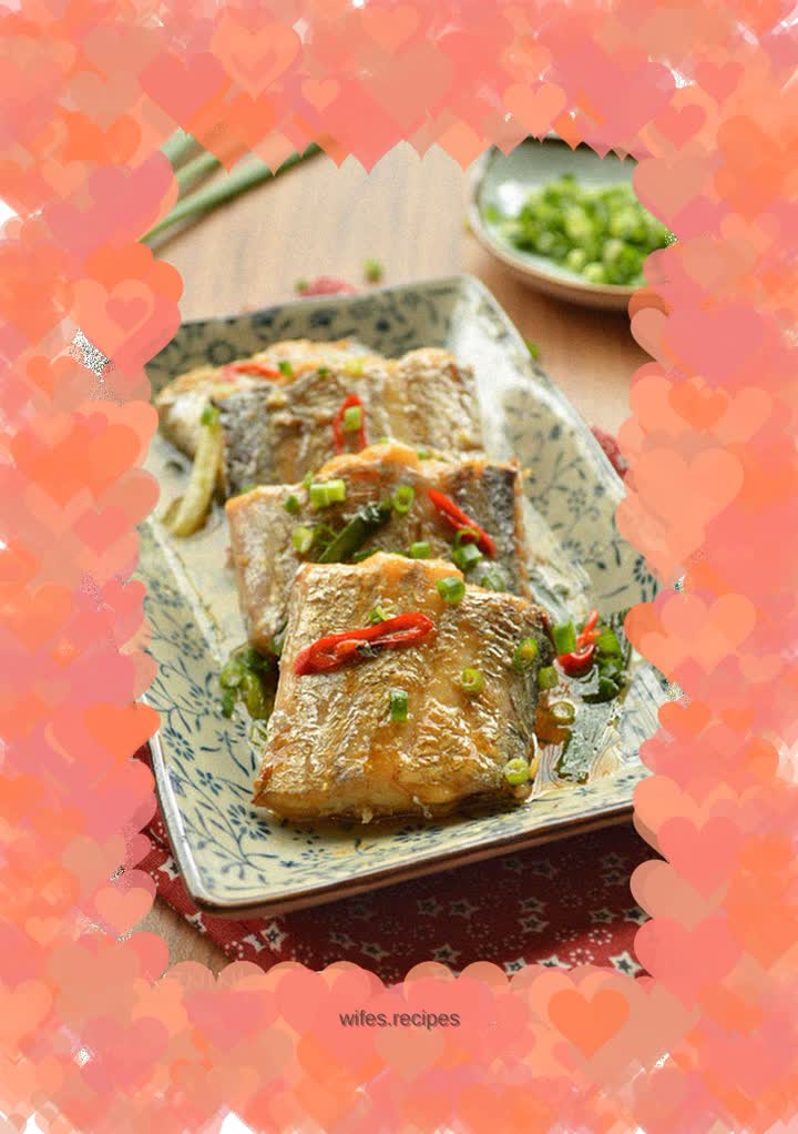 Braised hairtail with green onions