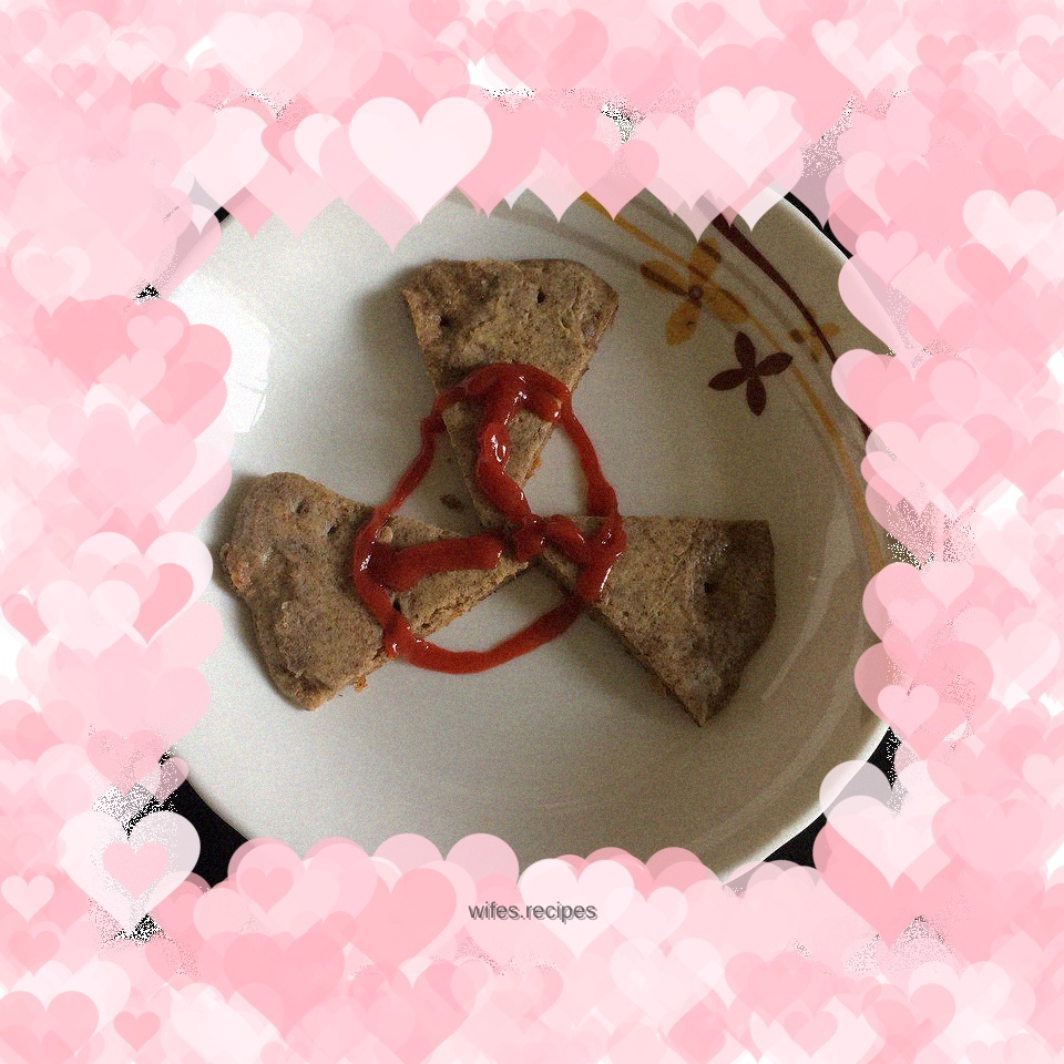 Rye bran duck egg pancake