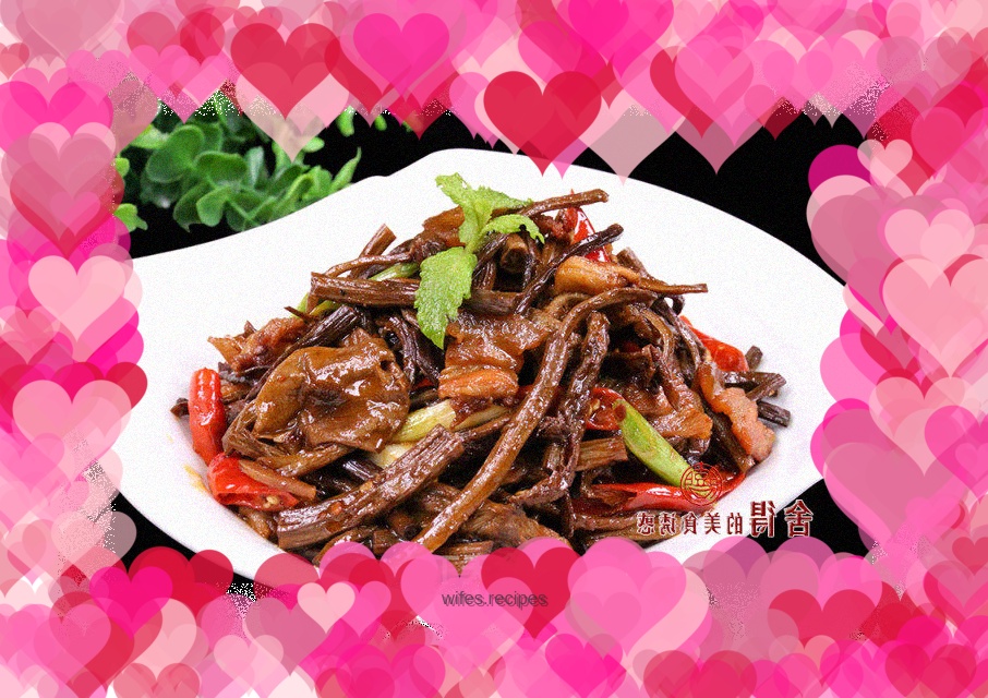 Roasted Pork with Tea Tree Mushroom