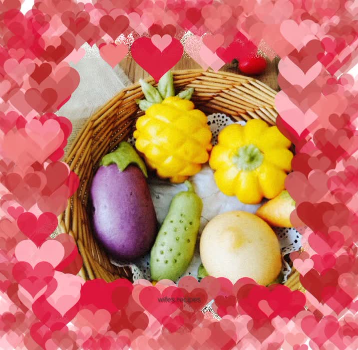 The colors of spring--Fruit and vegetable basket