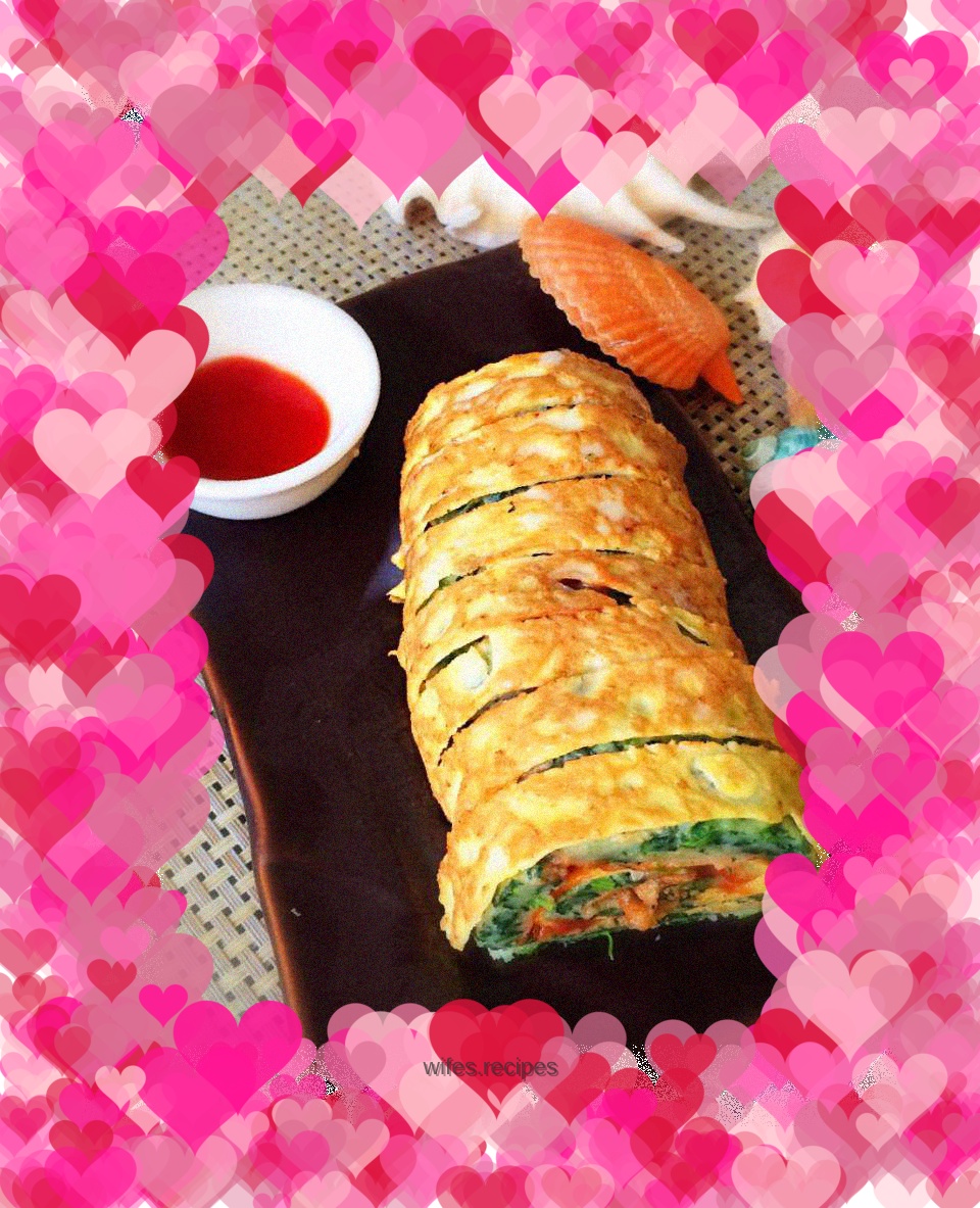 Tiger Skin Spinach Burrito