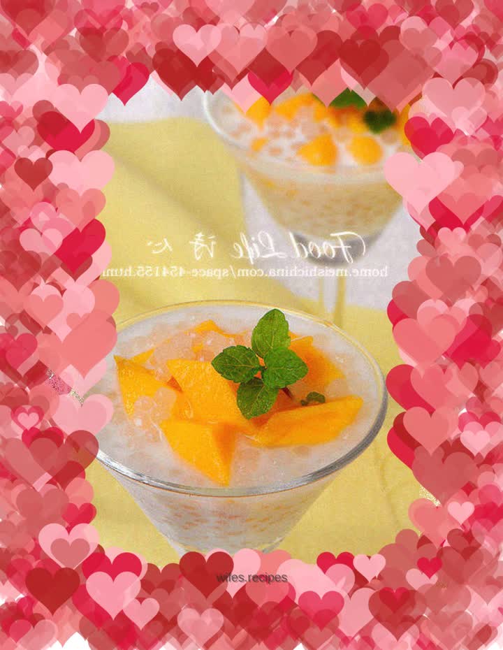 【Mango Sago】---I love the chewy and smooth sweetness