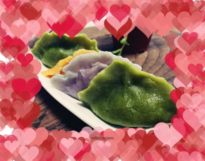 Colorful dumplings