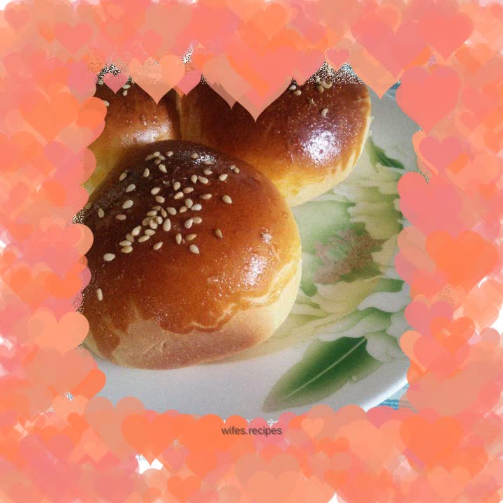 Meat floss bun